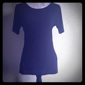 GU Guess medium black open slit arm shirt